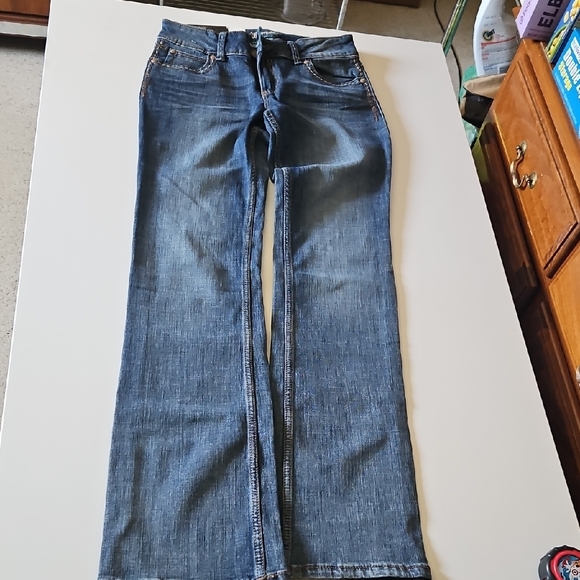 Wrangler Blue Boot Cut Jeans - Picture 10 of 12